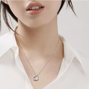 Tiffany & Co. Elsa Peretti Open Heart Necklace